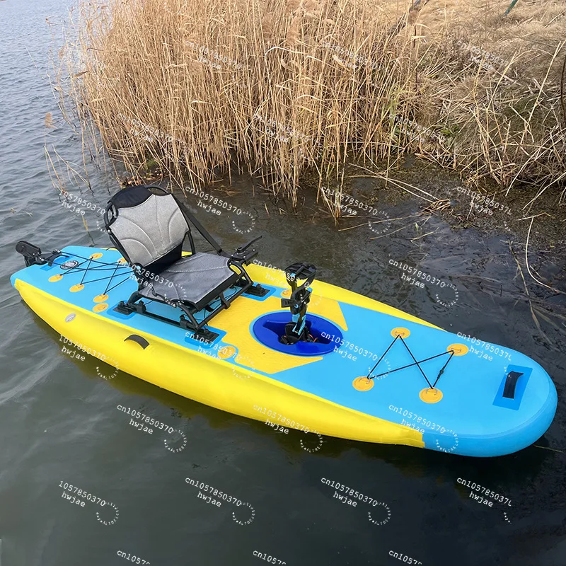 Fishing Boat Inflatable - Kayak Pedal Tiup dengan Logo Kustom,