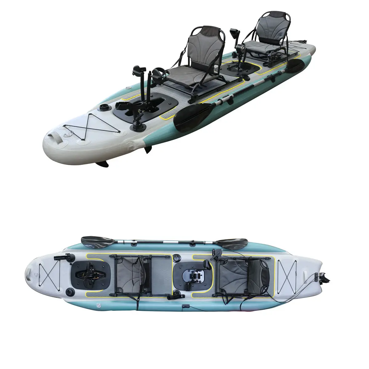 14ft Perahu Kano Pancing Tiup  - Fishing Boat Seat ulasan dan harga