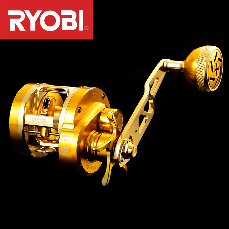 Reel pancing JapanRYOBIRyobiVA - Fishing Boat Steering Wheel ulasan dan harga